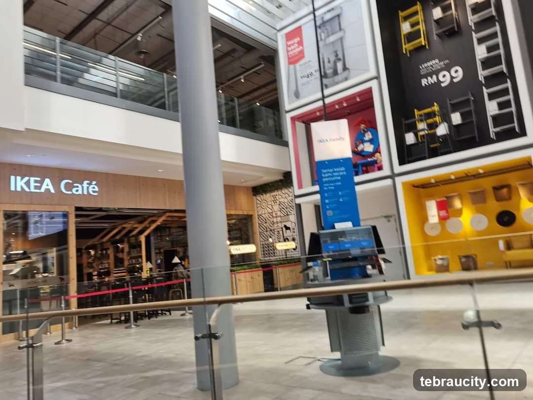 IKEA Cafe and displays