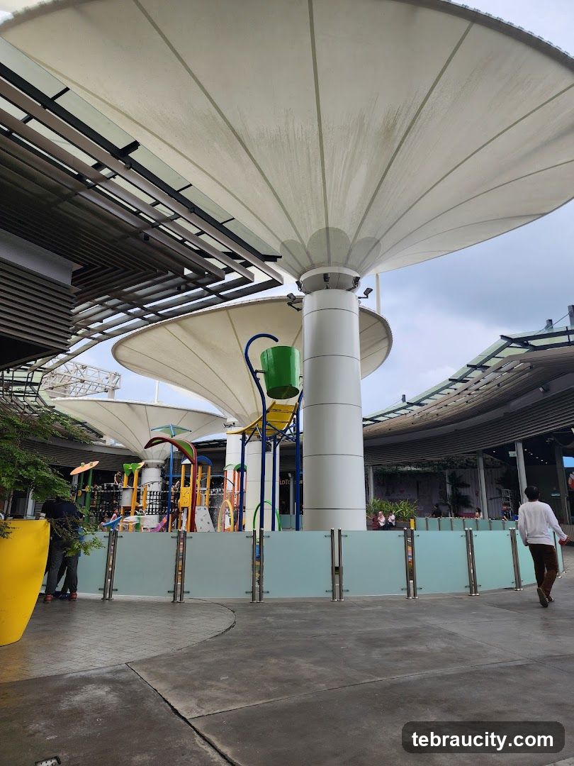 Outdoor Plaza with Play Area