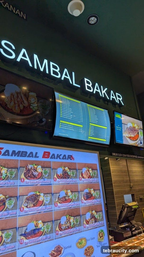 Sambal Bakar Menu