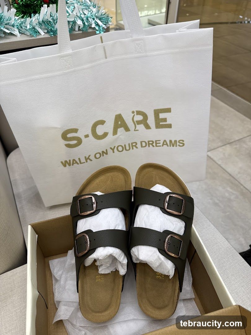 S-Care Sandals and Shopping Bag