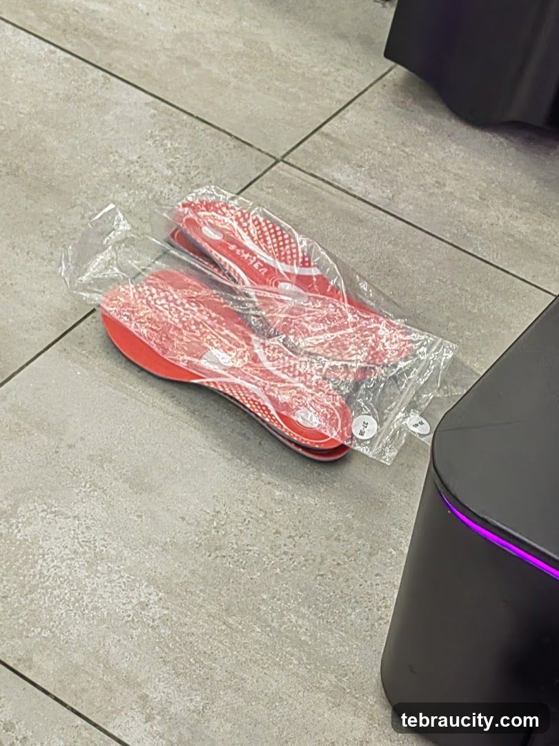 Red Insoles in Packaging