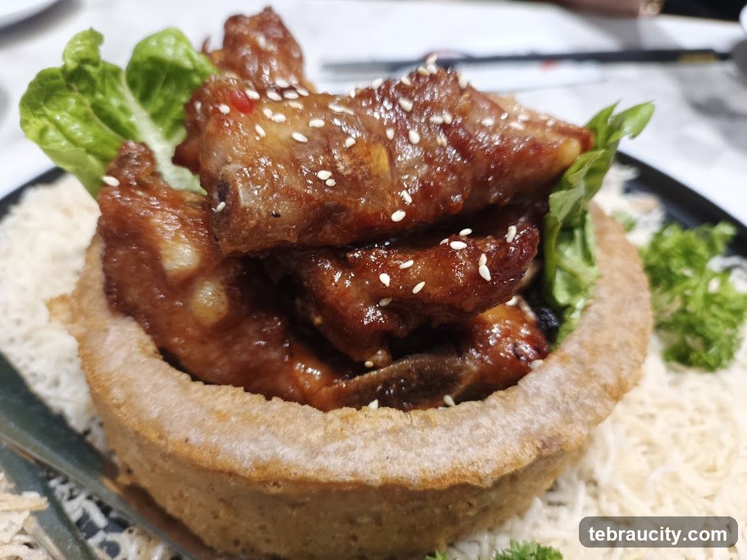 Glazed Ribs in a Crispy Bowl