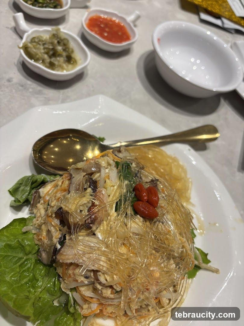 Salad with Noodles and Goji Berries