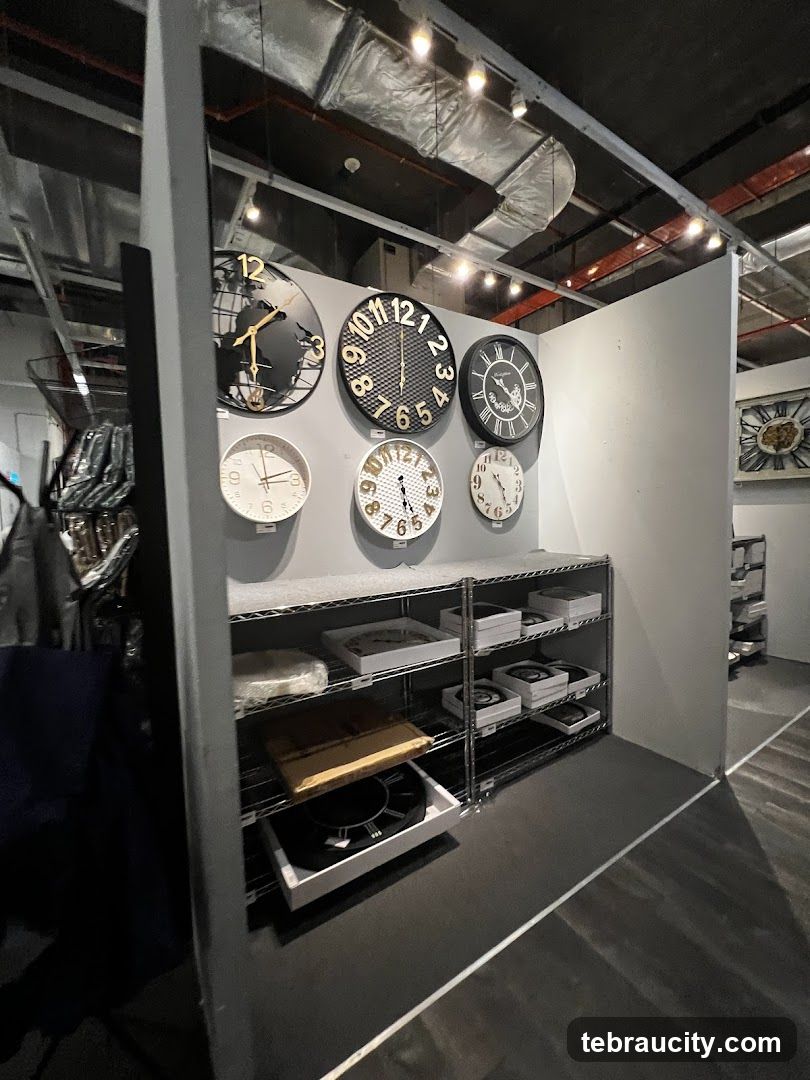 Wall Clocks Display