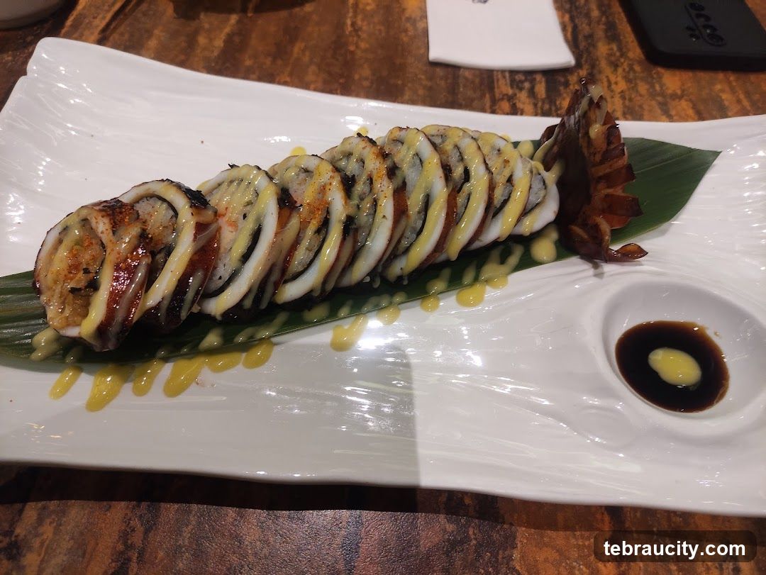 Stuffed and Grilled Squid