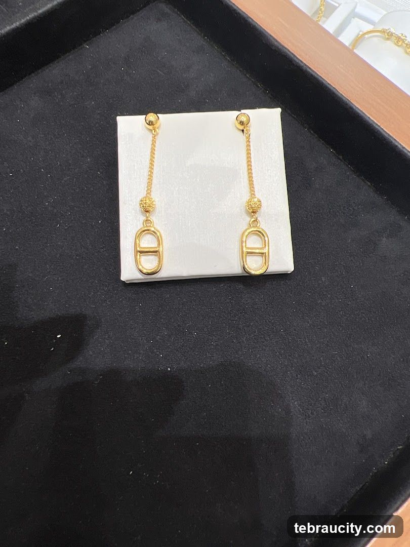 Gold Dangle Earrings