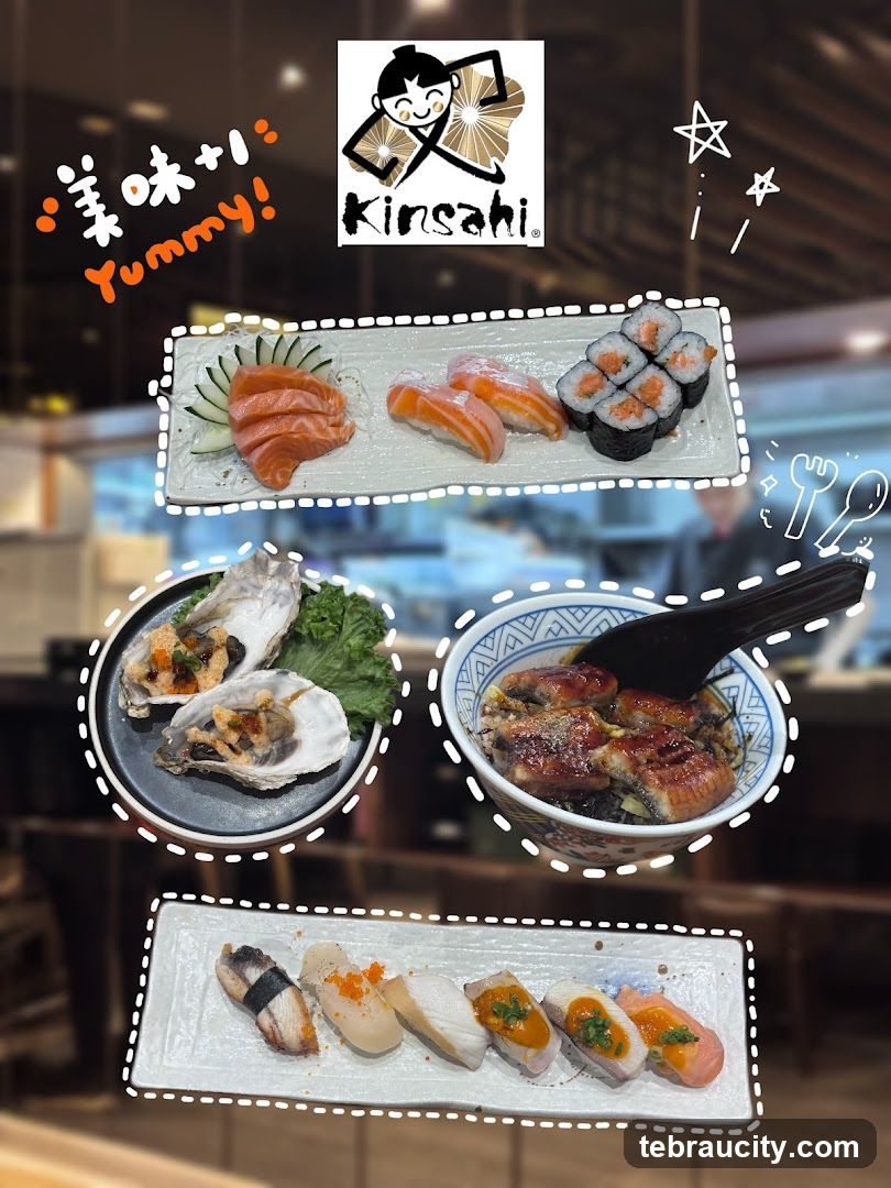 Kinsahi Japanese Food Collage