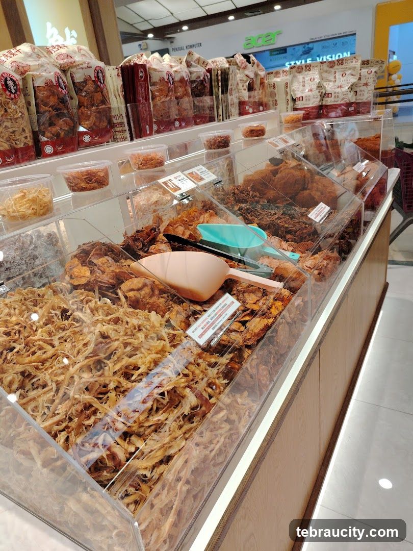 Dried Seafood Display