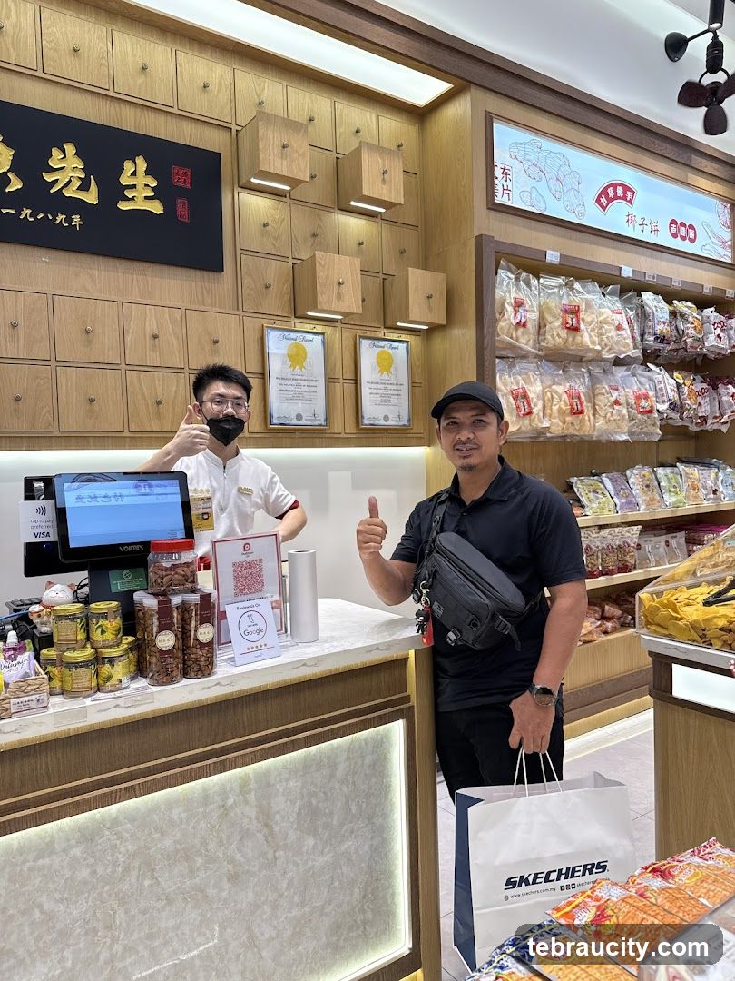 Store Interior with Staff and Customers