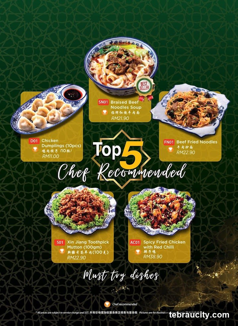 Top 5 Chef Recommended