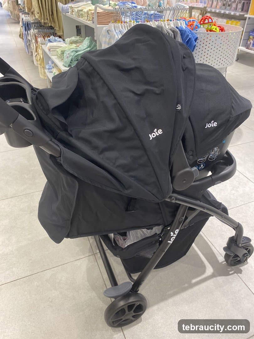 Black Stroller in Store