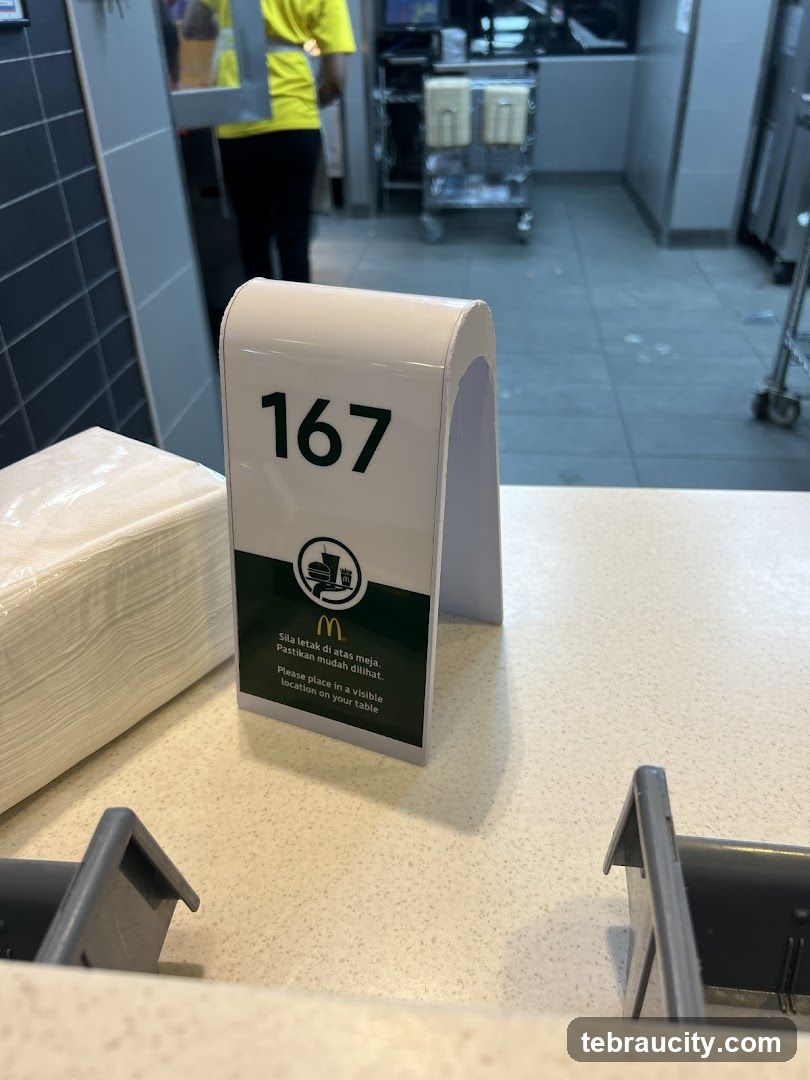 Table Number Stand