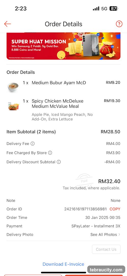 Order Details