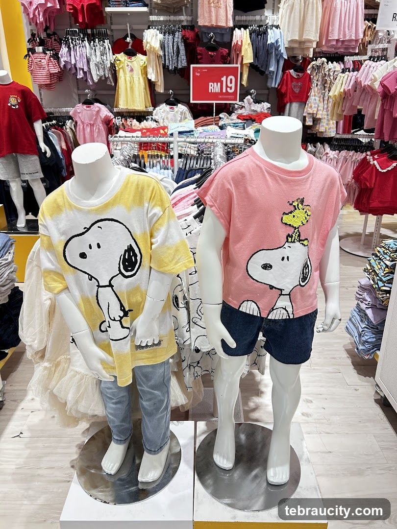 Children's Clothing Display