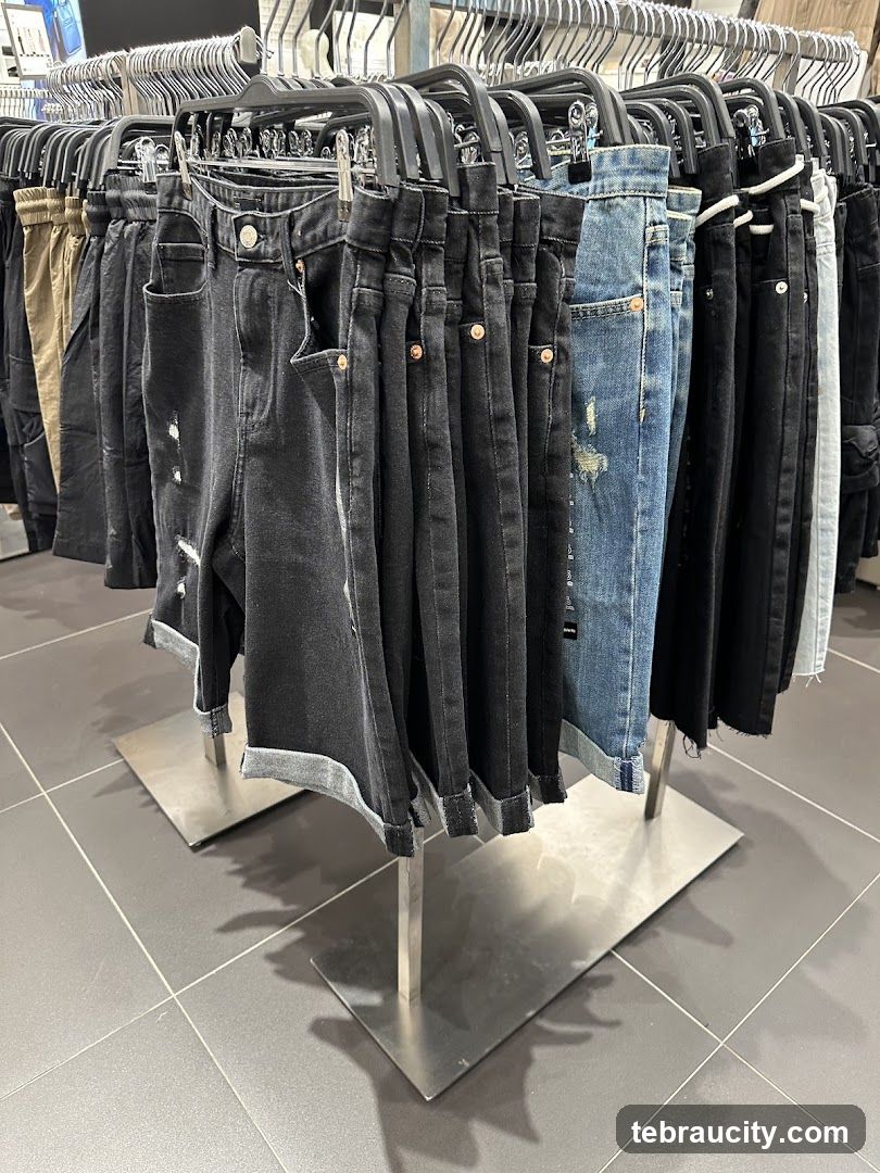 Hanging Shorts Display