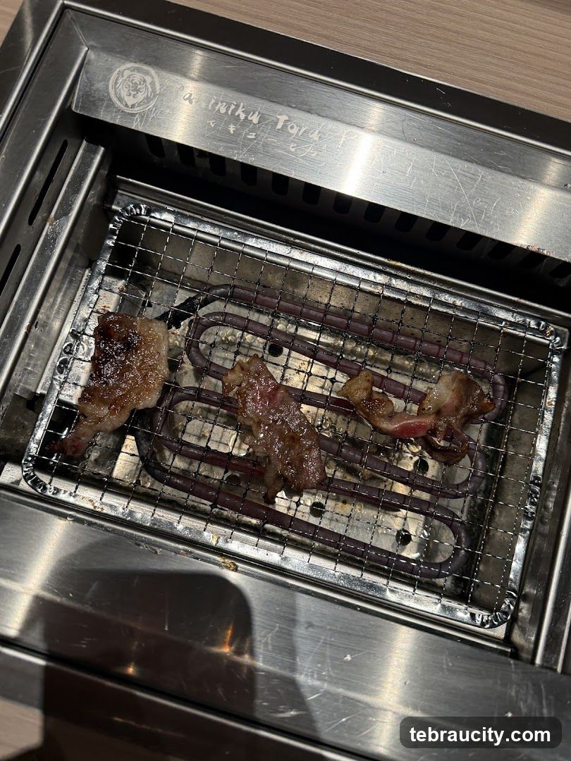 Grilled Meat on a Grate