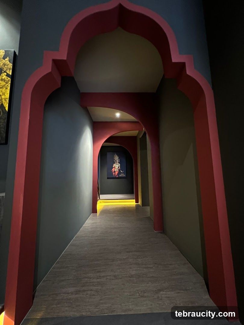 Hallway with Archways