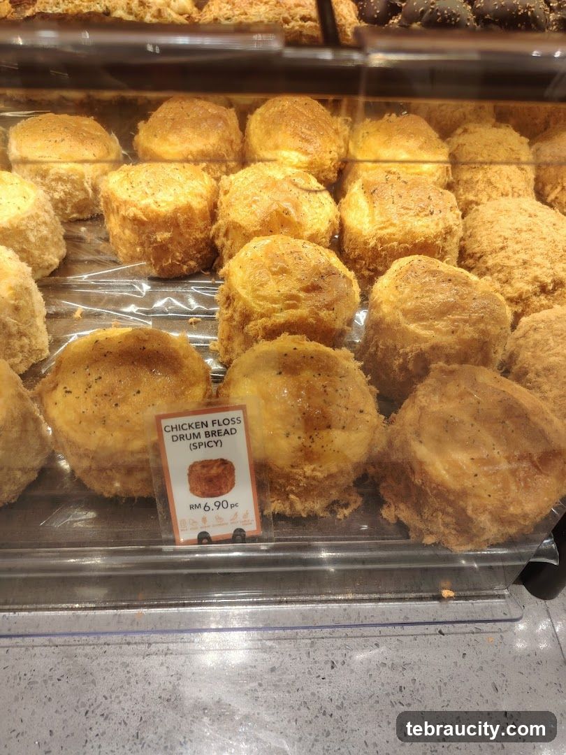 Chicken Floss Drum Bread