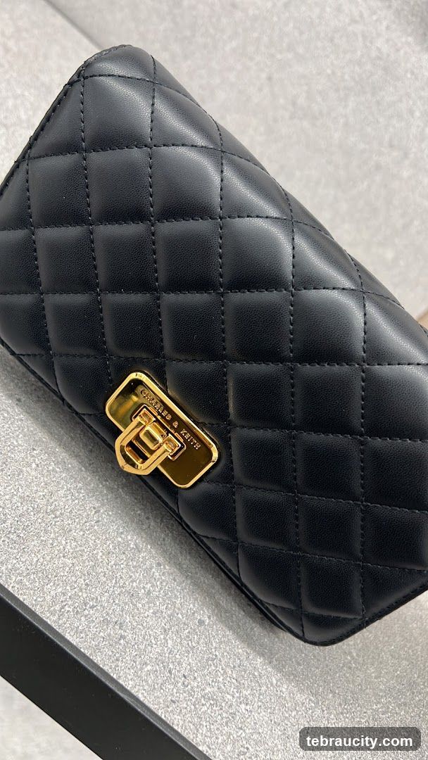 Black Quilted Handbag