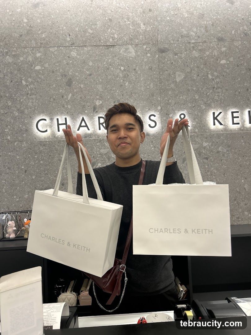 Man Holding Shopping Bags