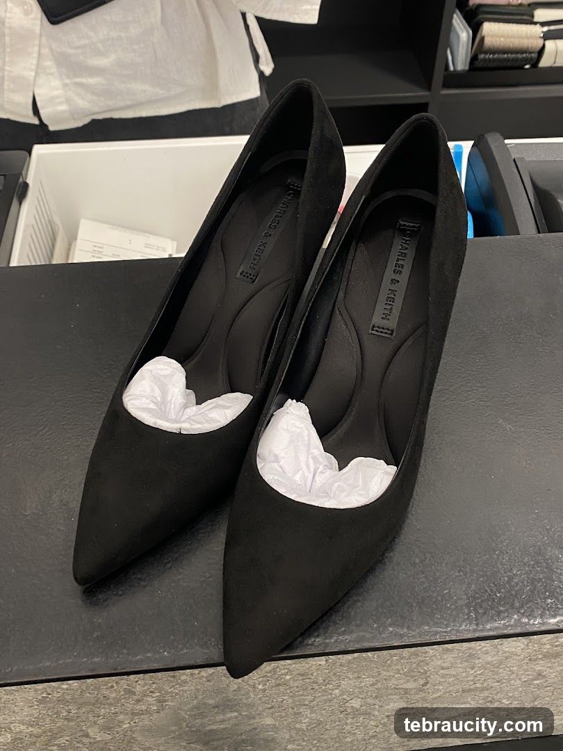 Black Suede Pumps