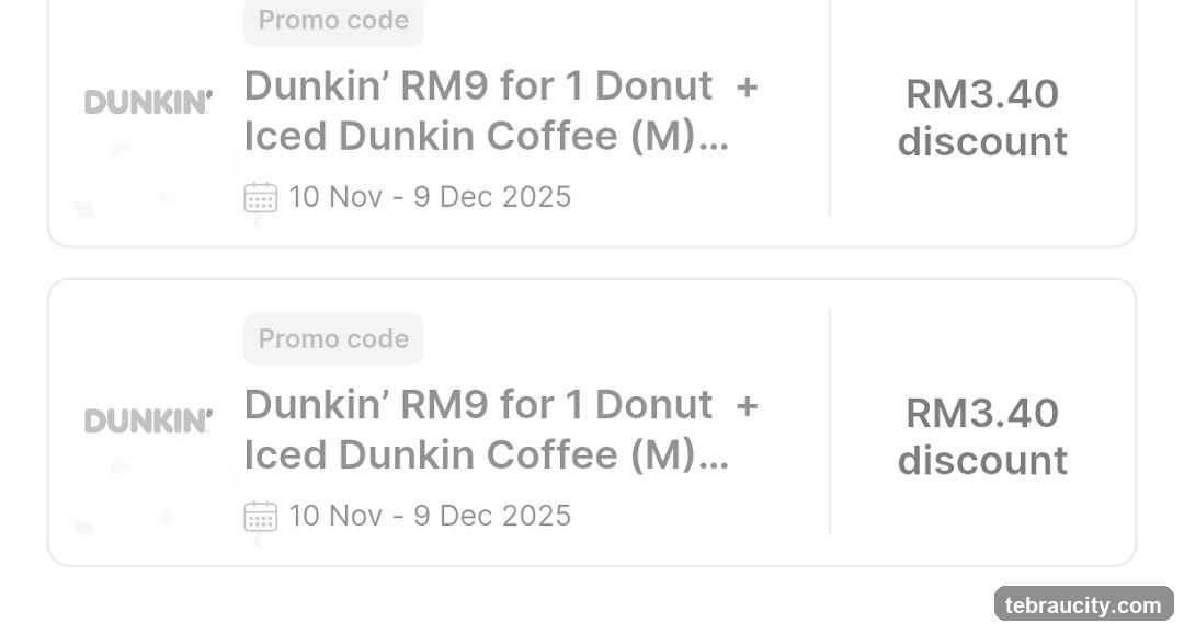 Dunkin' Promo Codes