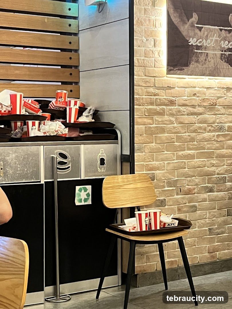 KFC Trash and Chair