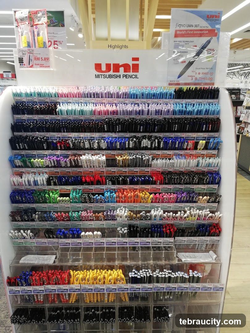 Uni Mitsubishi Pencil Display