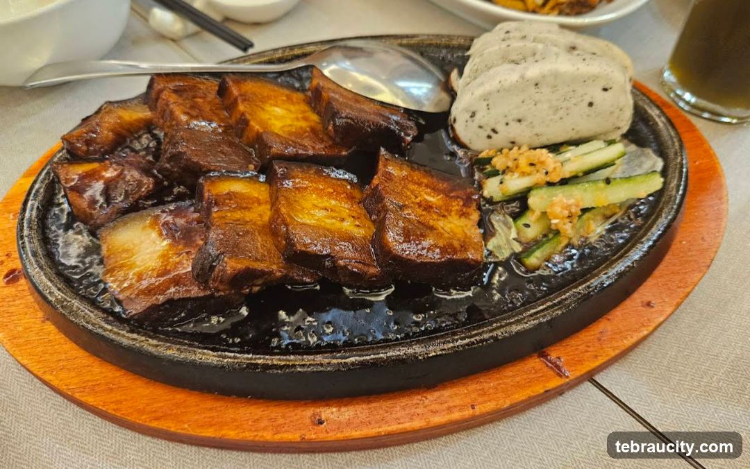 Sizzling Pork Belly Dish