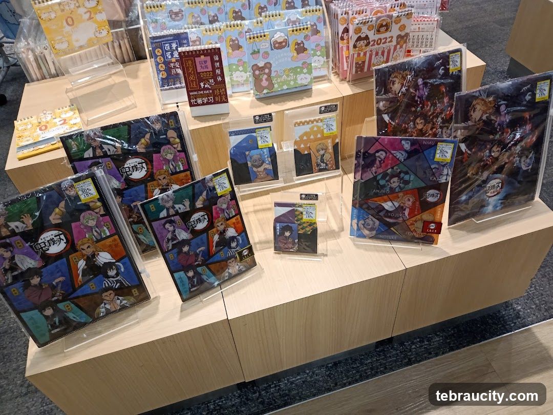 Anime Merchandise Display