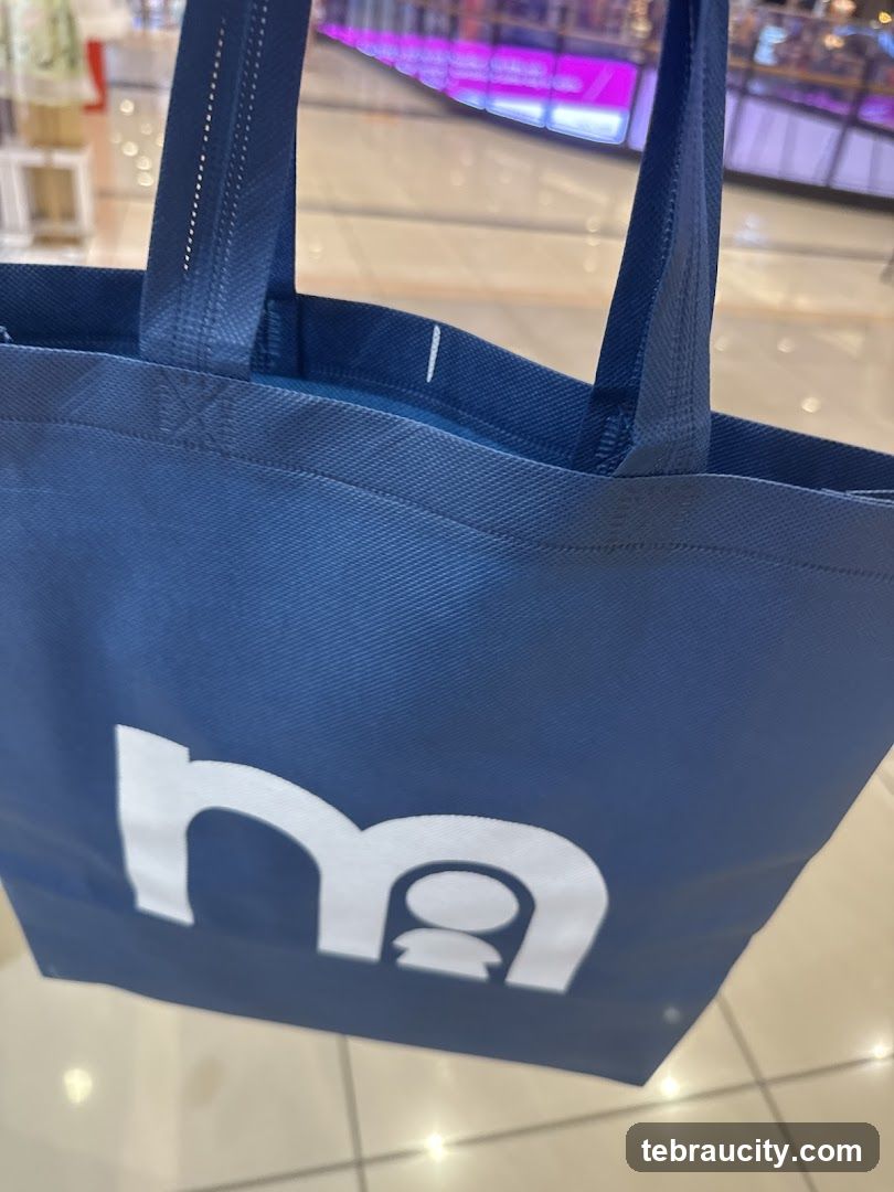 Blue Tote Bag with Logo