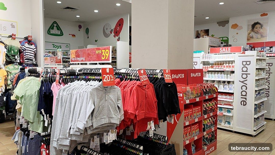 Children's Clothing and Baby Care Section