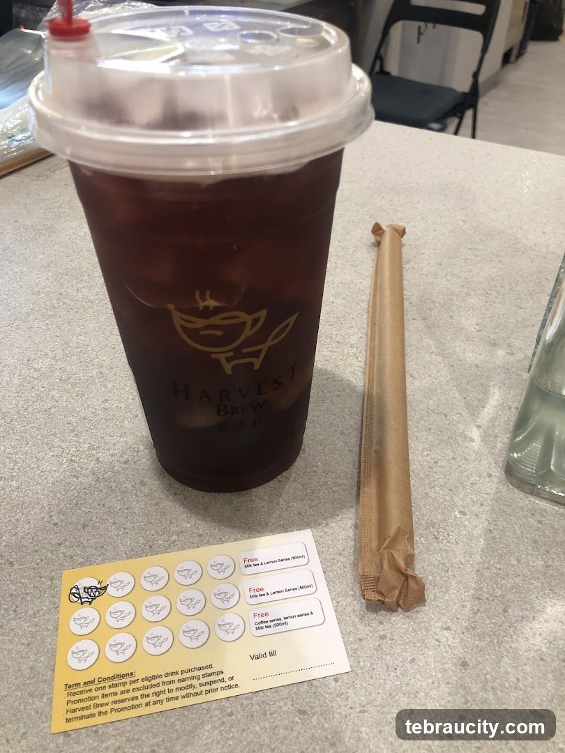 Harvest Brew Drink and Loyalty Card
