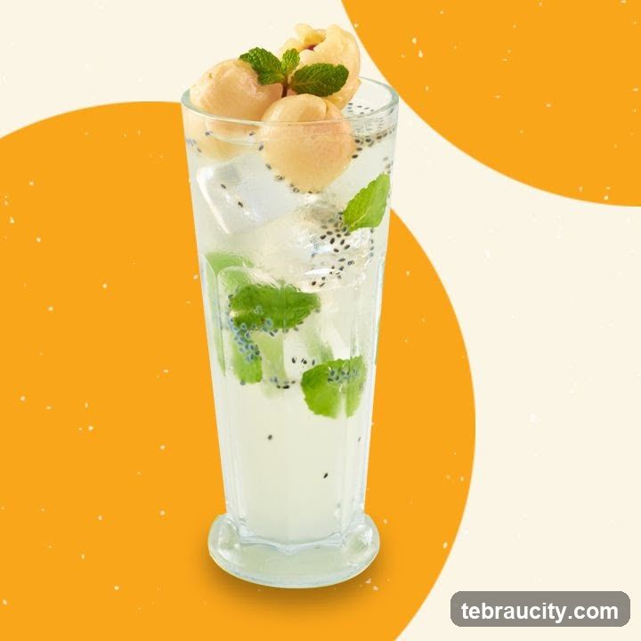 Lychee and Mint Drink