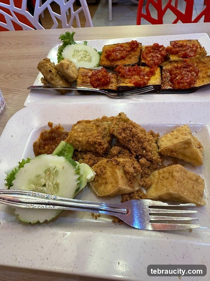 Fried Tofu and Eggplant Dishes