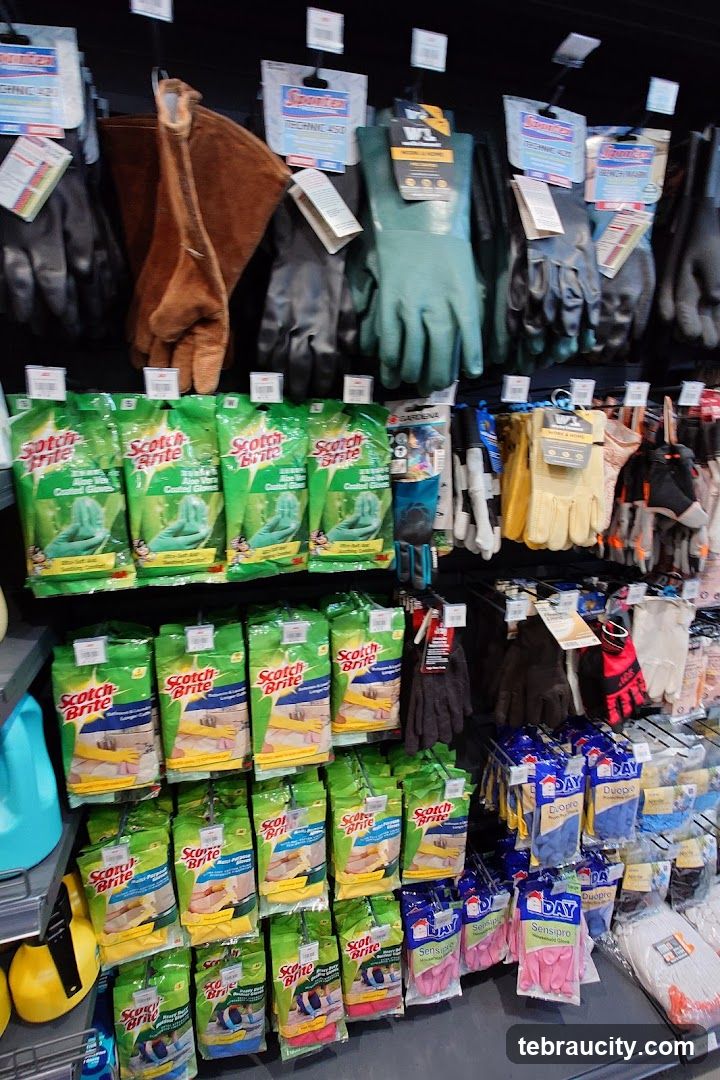 Gloves and Cleaning Supplies