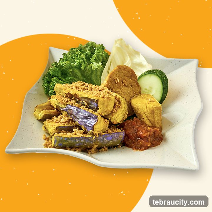 Fried Eggplant and Tofu Platter