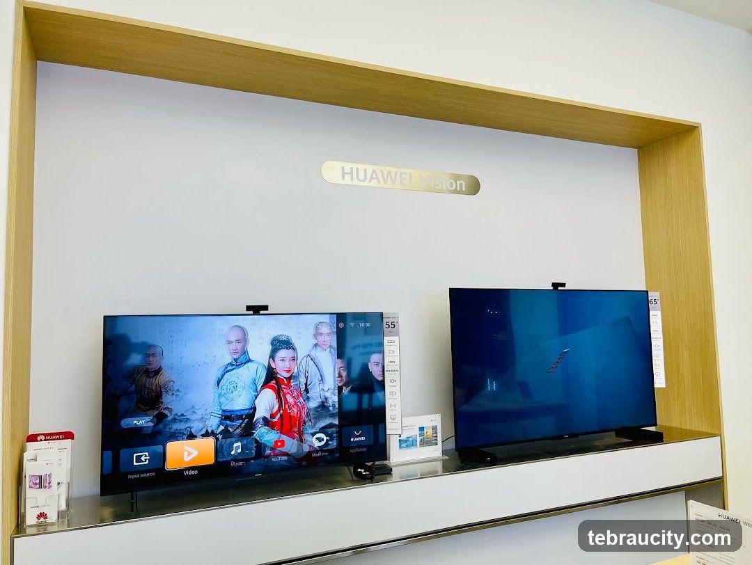 Huawei Vision TVs on Display