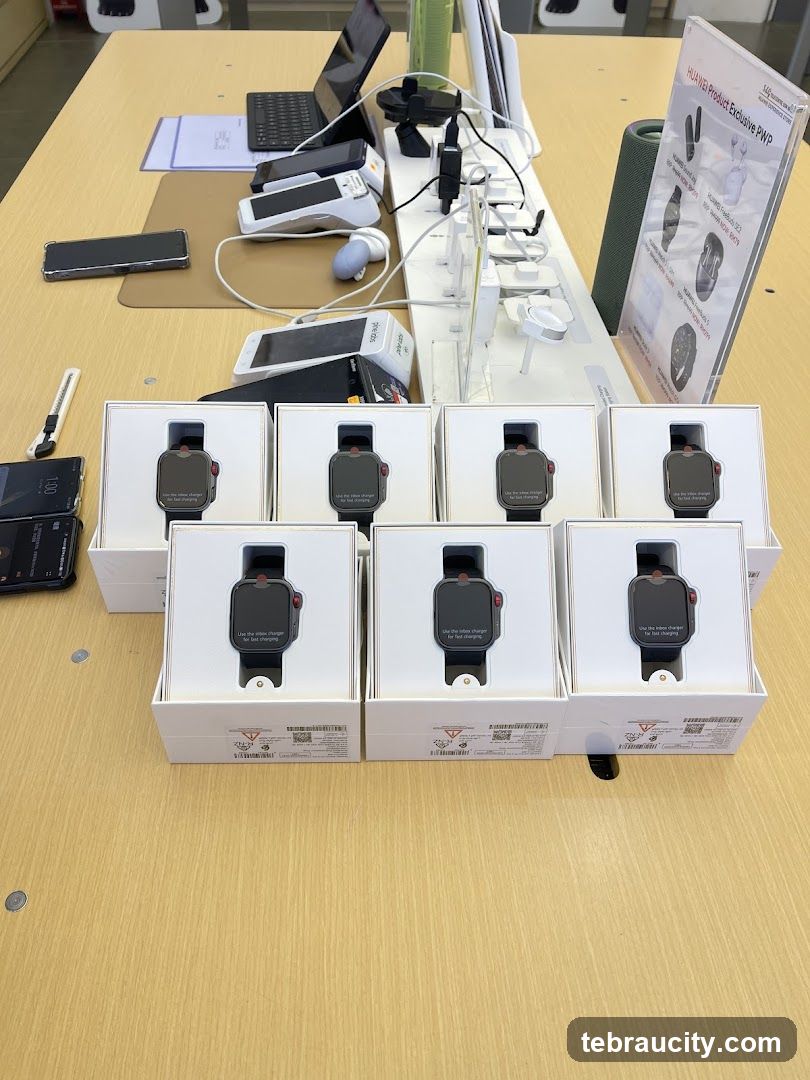 Smartwatches on Display