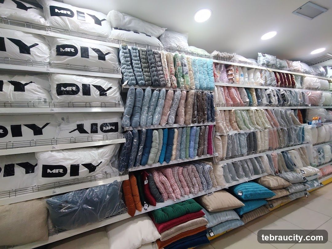 Pillows and Cushions Display