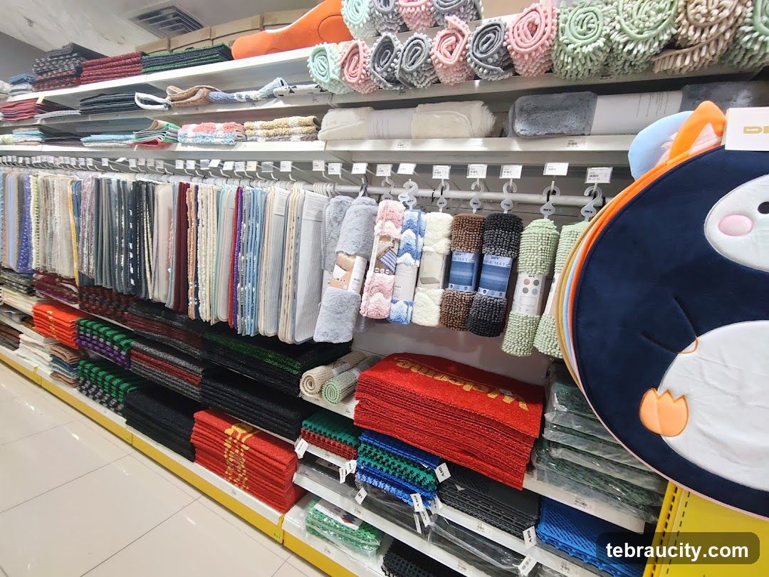 Rugs and Mats Display