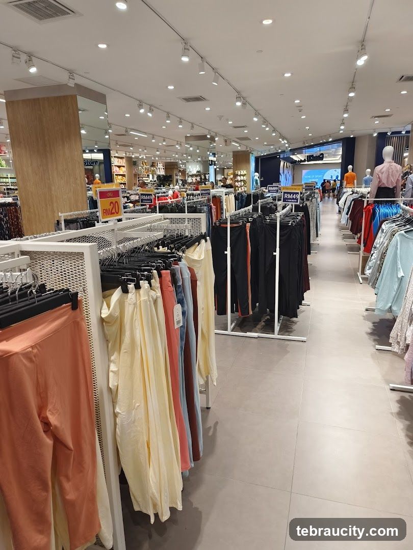 Clothing store interior