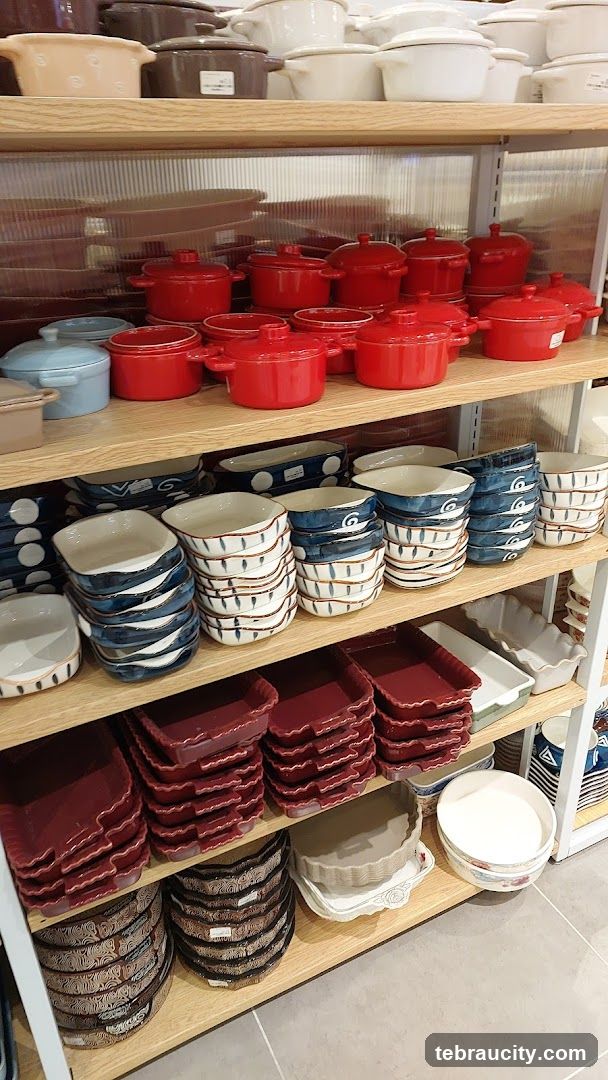 Shelves of Cookware