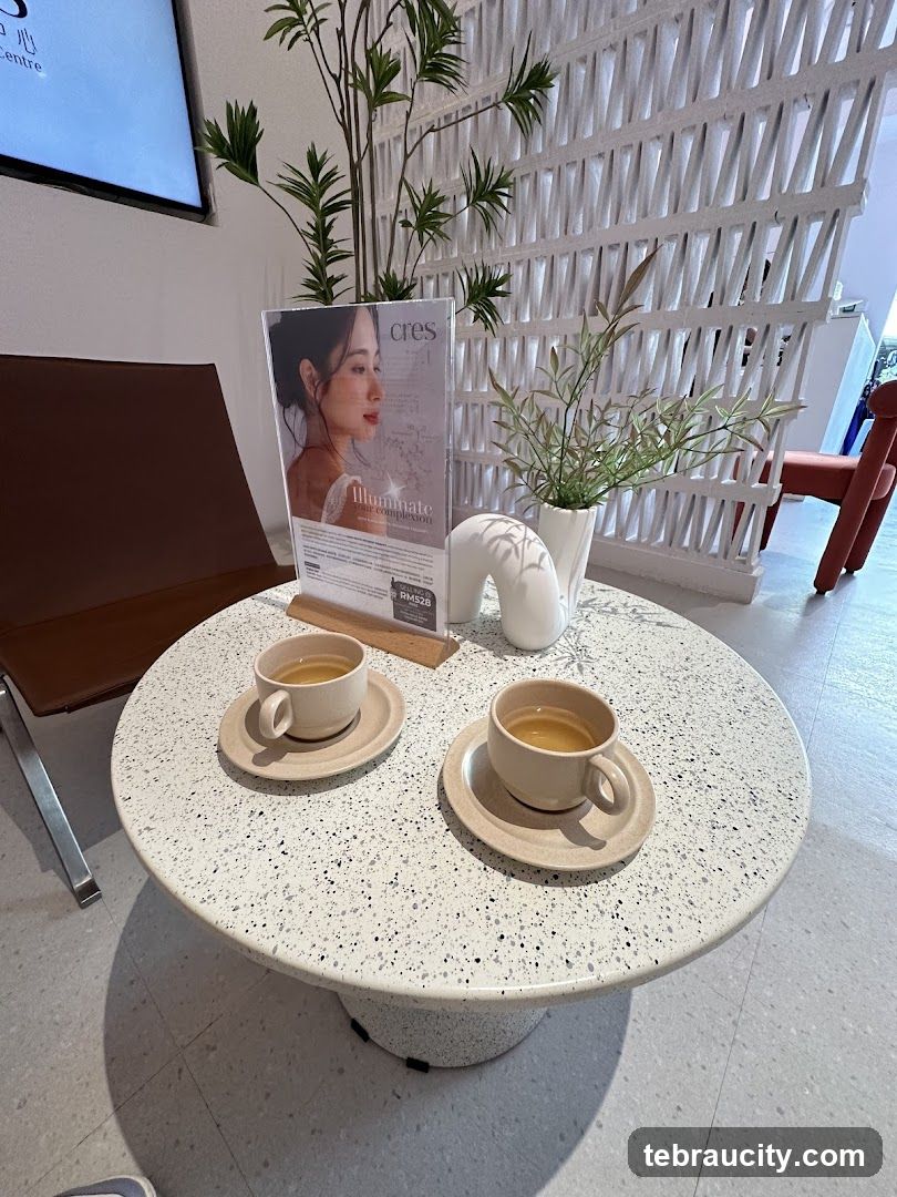Waiting Area with Refreshments