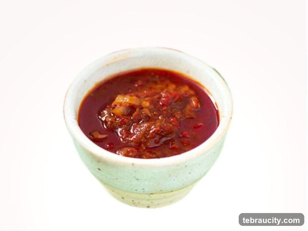 Chili Paste in a Bowl