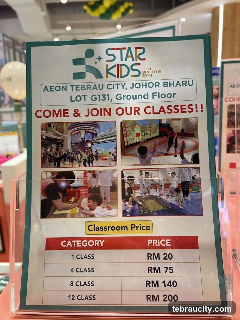 Star Kids Fun Sports Gym Advertisement