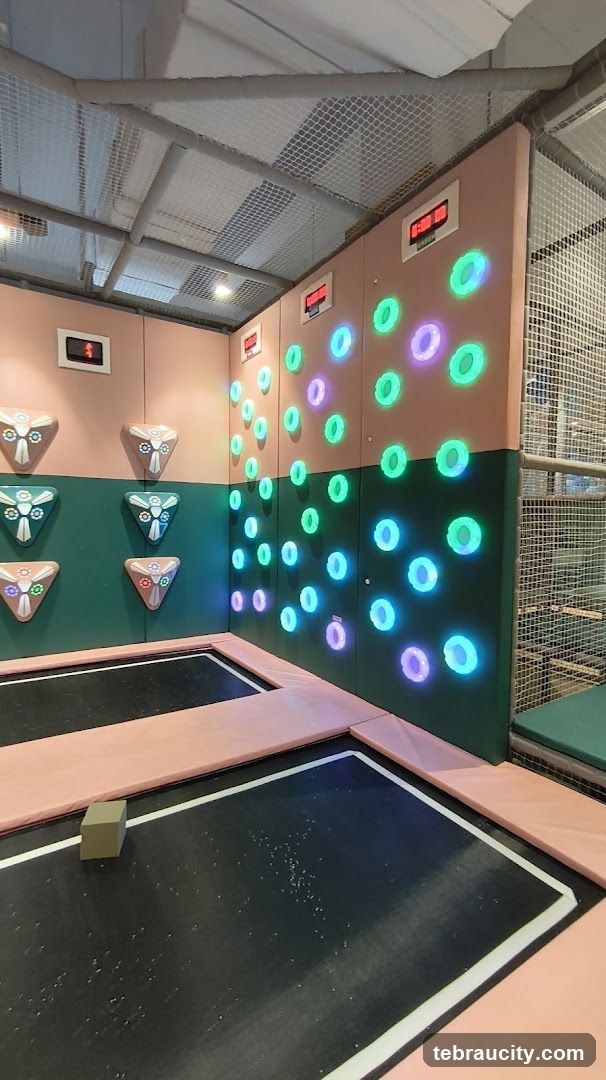 Interactive Trampoline Wall
