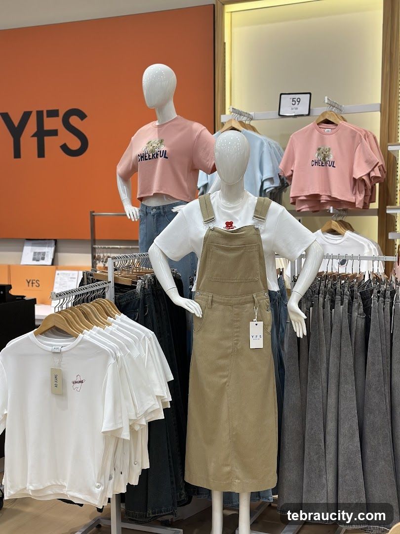 Mannequins in a clothing store