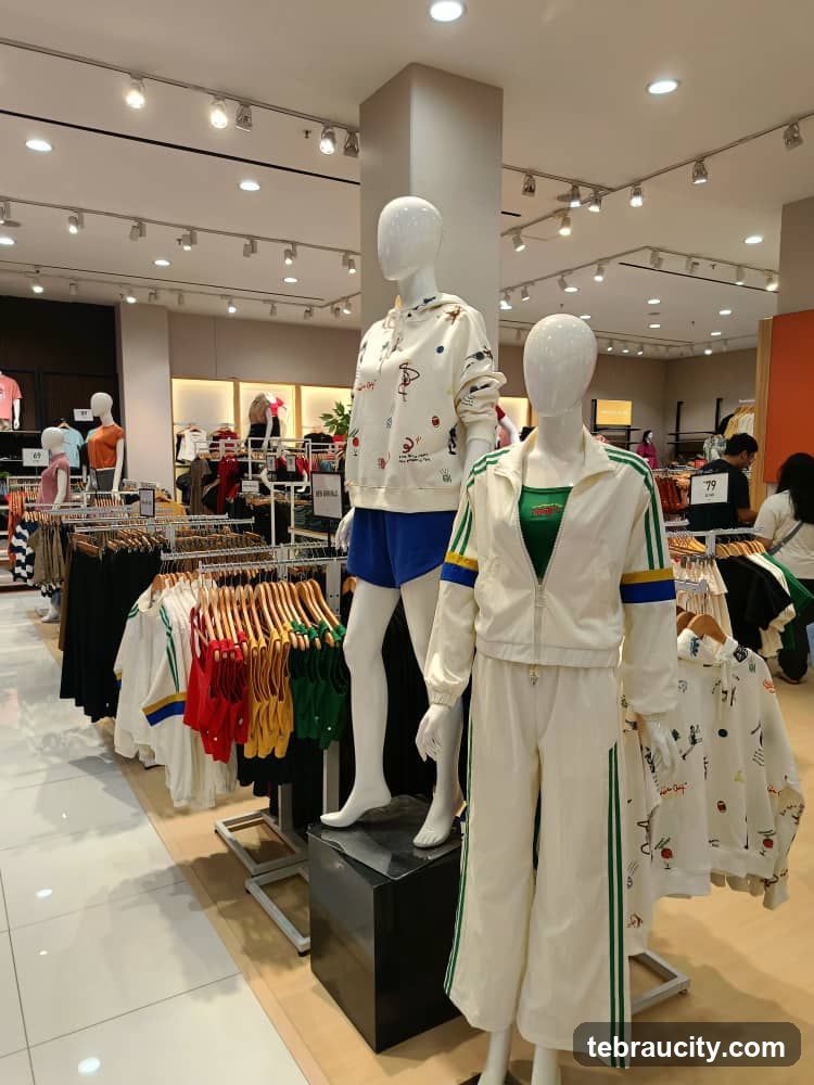 Mannequins in a clothing store