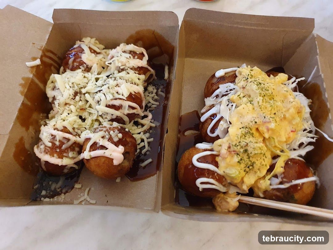 Takoyaki with Toppings